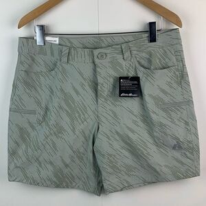 NWT Eddie Bauer Sage Guide short lightweight Sun Protection Mid Rise size 12